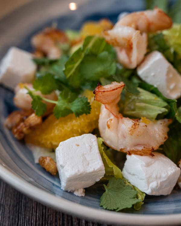 Close-up-View-of-Salad-with-Feta-Cheese
