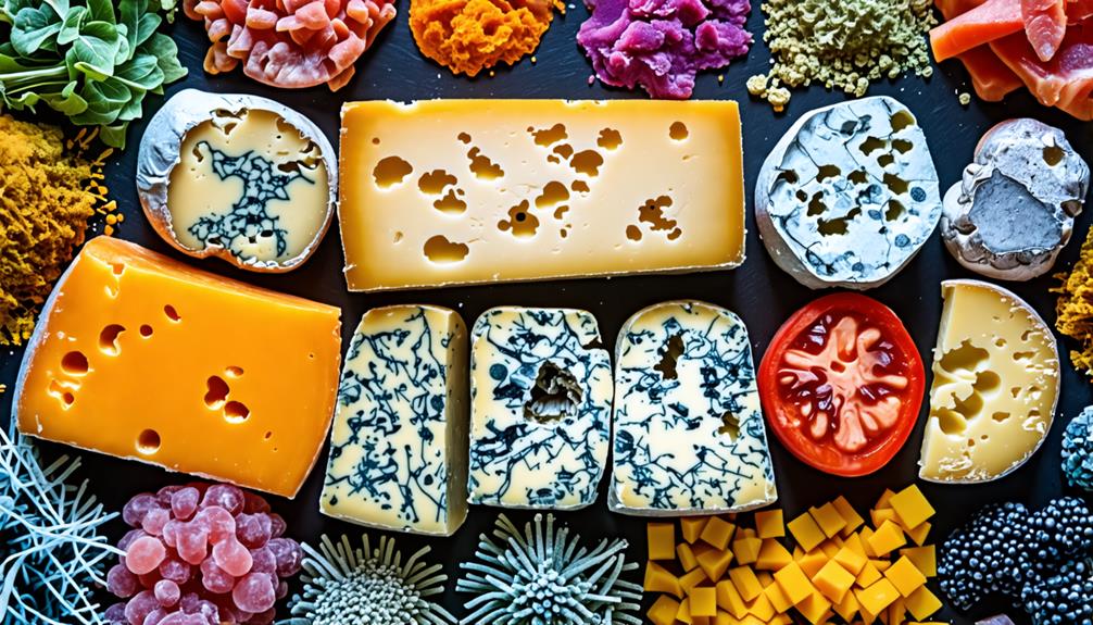 diverse cheese types explored