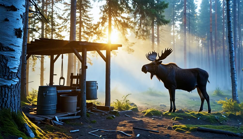 milking moose unique difficulties