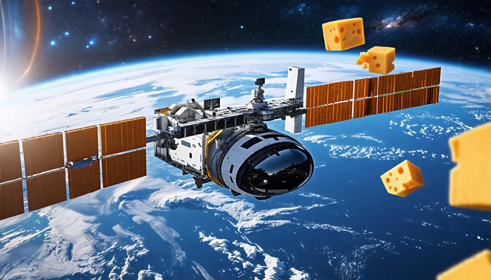 space cheese delivery mission