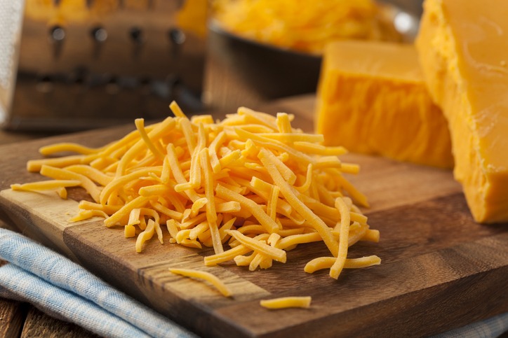 shredded sharp cheddar cheese
