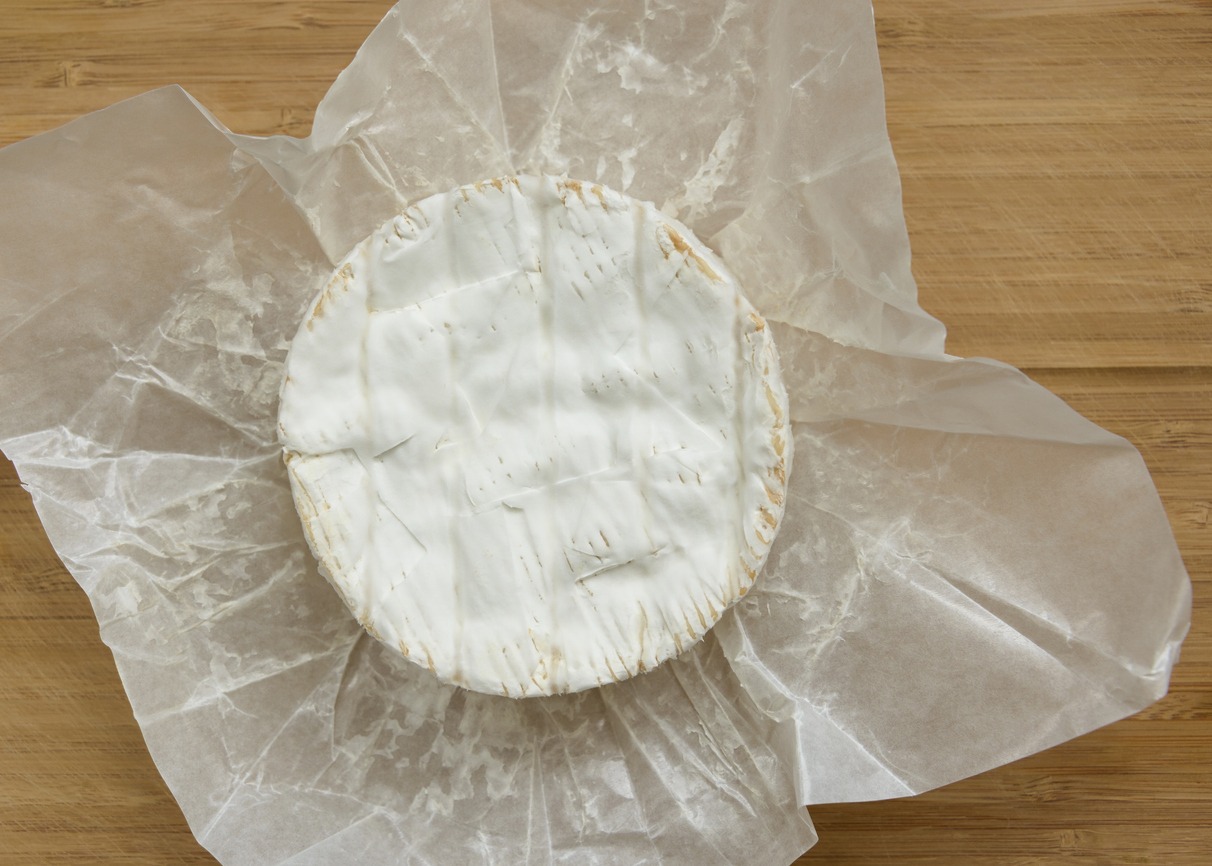 Camembert in wax paper