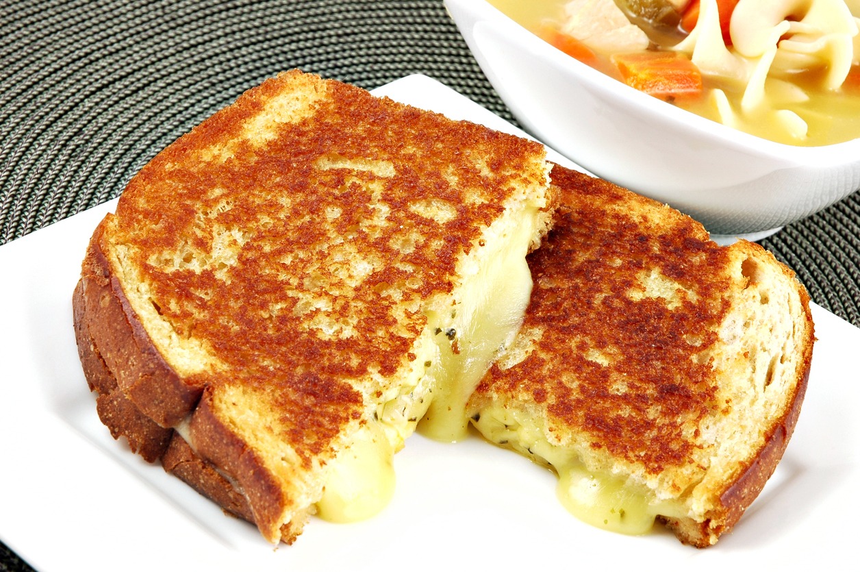 grilled cheese made with Monterey Jack
