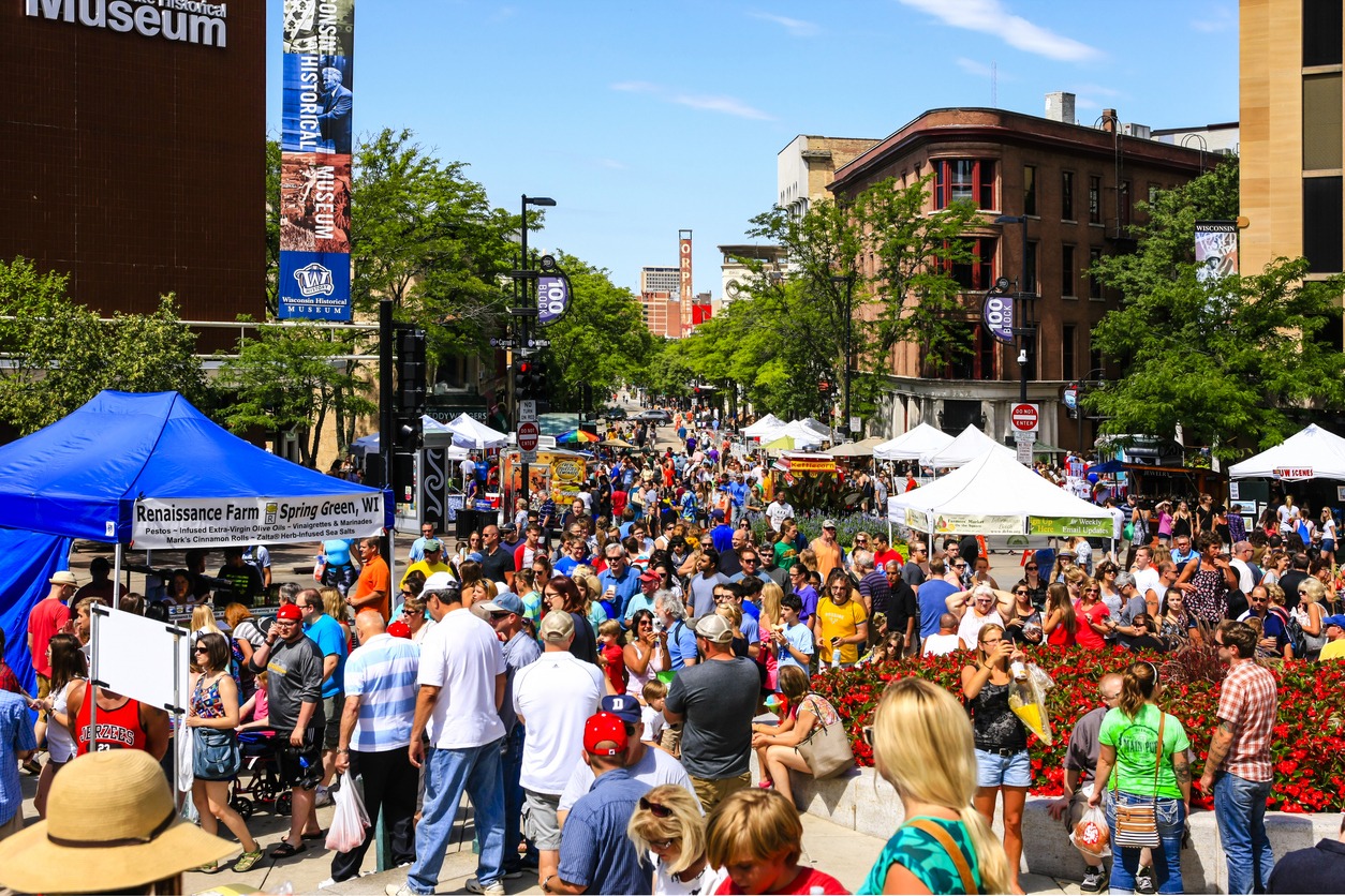 Madison’s Farmer’s Market in Wisconsin
