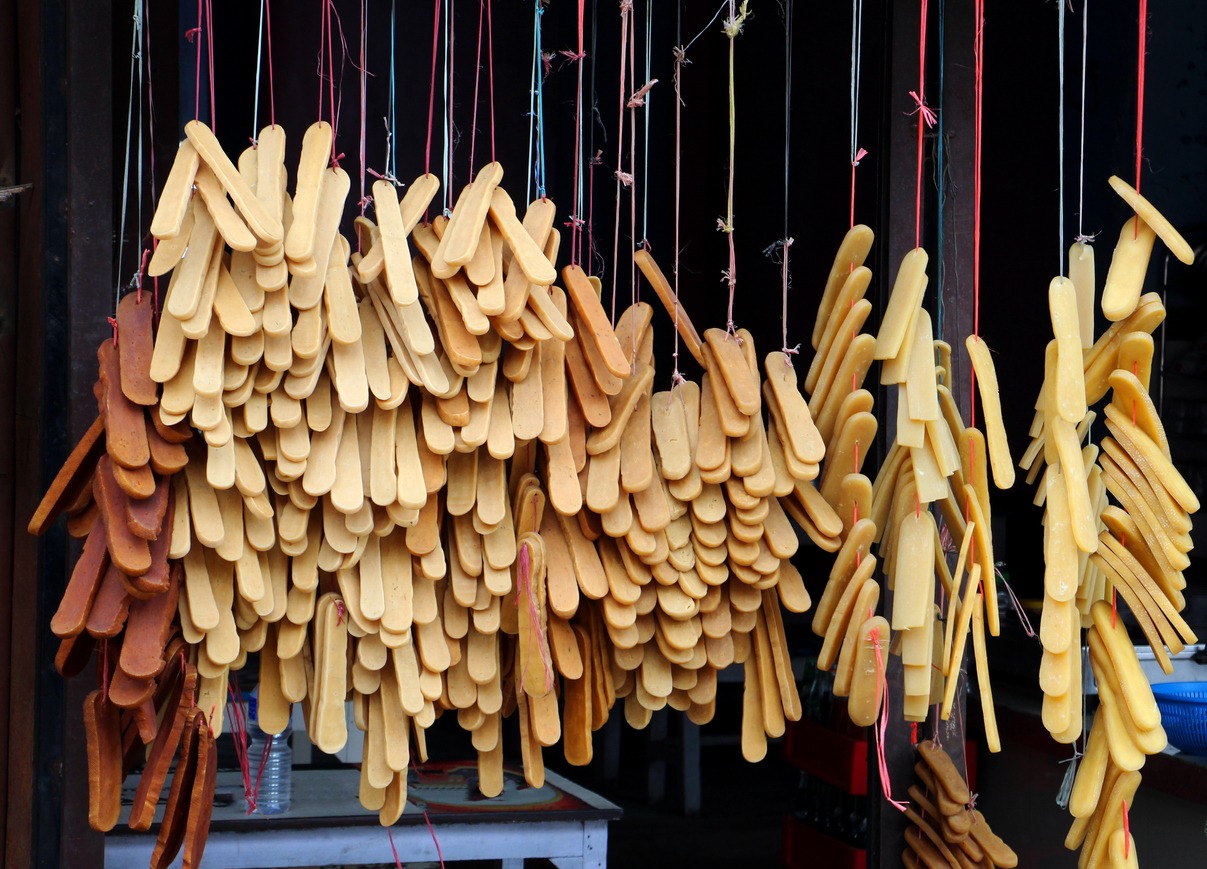 Chhurpi, a traditional Tibetan cheese