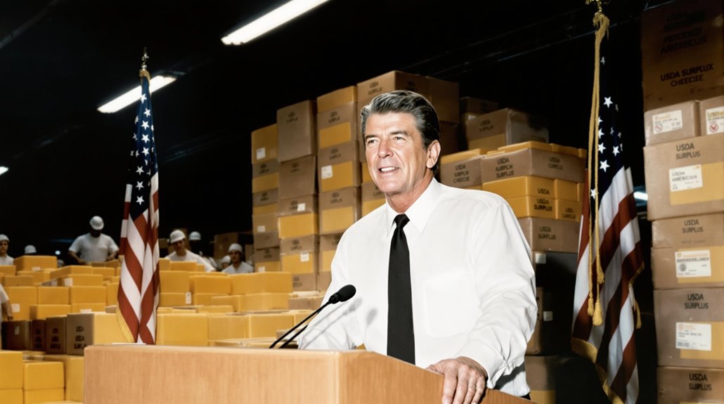 cheese distribution program in 1981