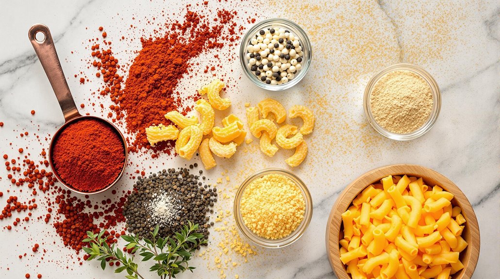 seasoning for extra flavor options