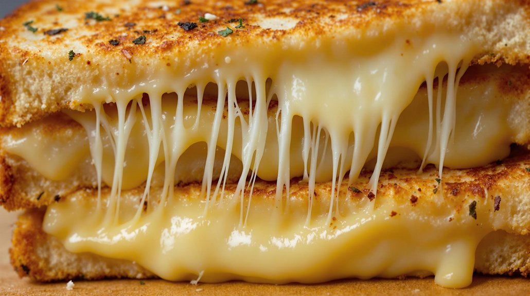 gourmet melted european cheese sandwiches