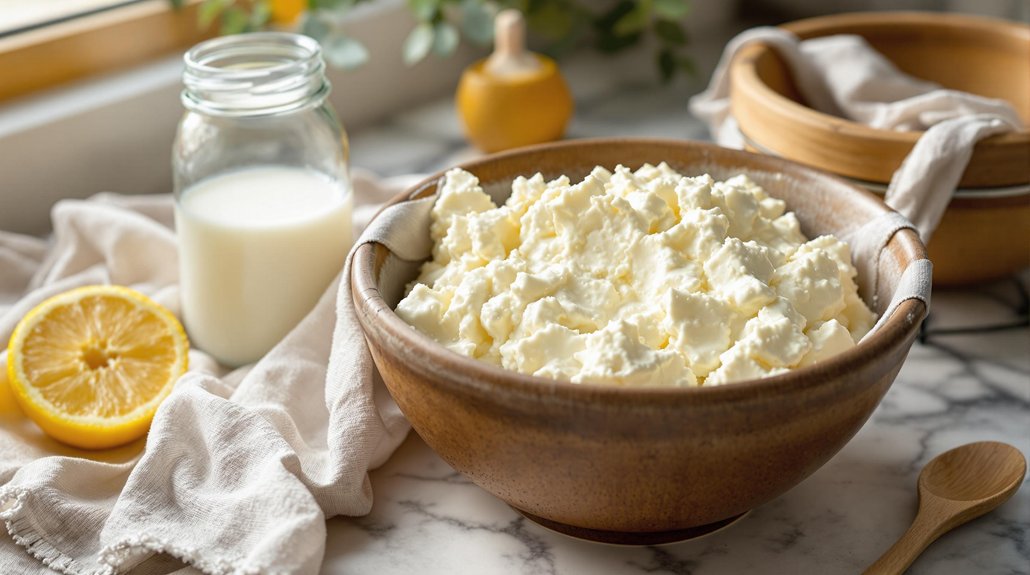 simple homemade cottage cheese recipe