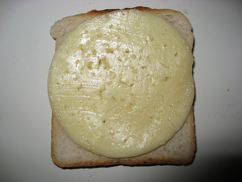 Cream havarti on bread