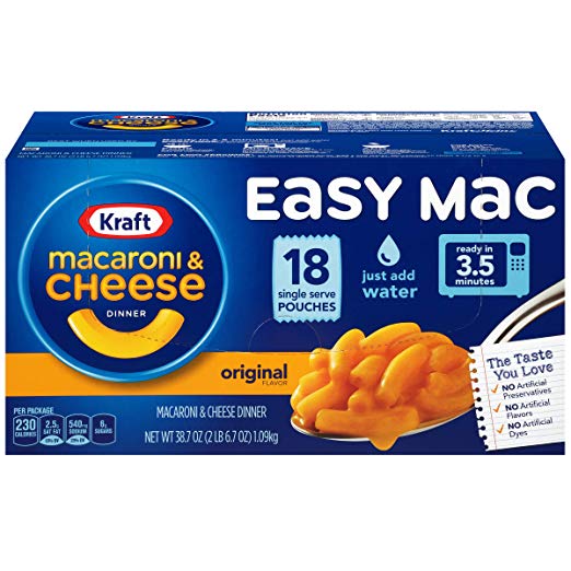 Kraft Easy Mac Microwavable Macaroni & Cheese