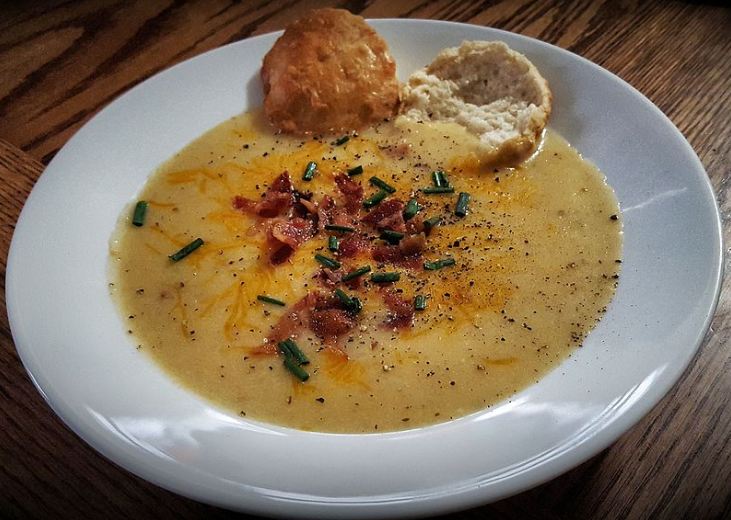 Potato and Cheddar Cheese Soup