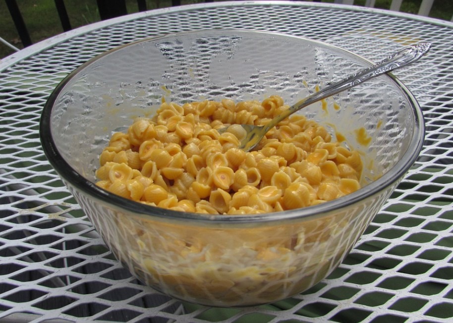 Macaroni and Cheese is a great snack too