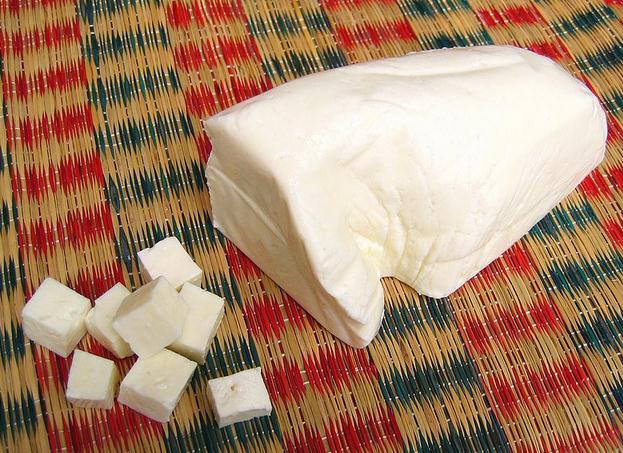 A photo of paneer cheese